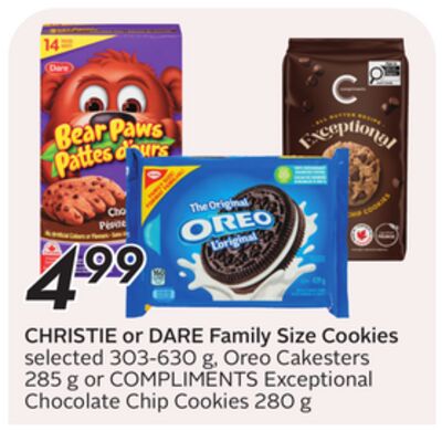 Family Size Cookies
