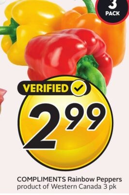 COMPLIMENTS Rainbow Peppers