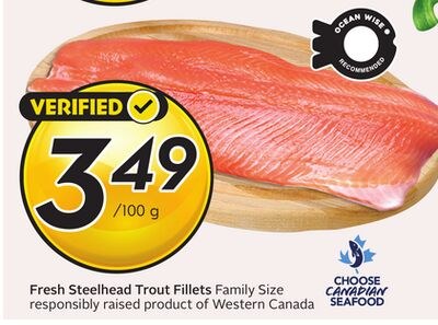 Fresh Steelhead Trout Fillets
