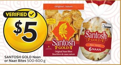 SANTOSH GOLD Naan or Naan Bites