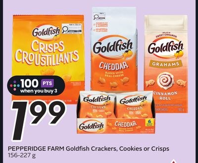 Goldfish Crackers, Cookies or Crisps