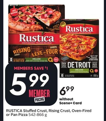 RUSTICA Stuffed Crust, Rising Crust, Oven-Fired…