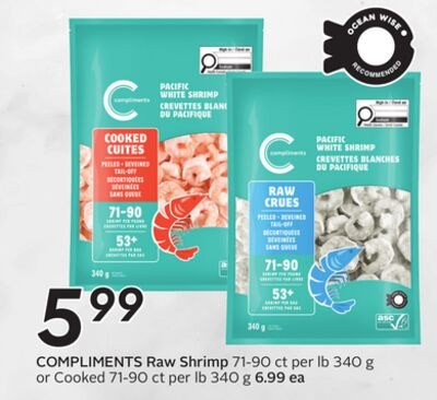 COMPLIMENTS Raw Shrimp