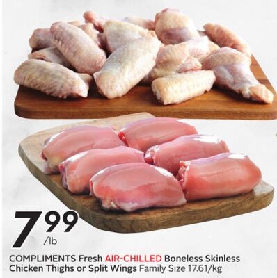 COMPLIMENTS Fresh AIR-CHILLED Boneless Skinless…