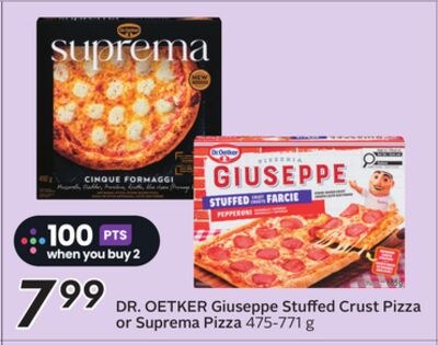Giuseppe Stuffed Crust Pizza or Suprema Pizza