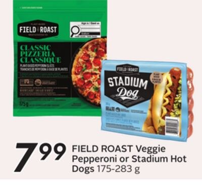 FIELD ROAST Veggie Pepperoni or Stadium Hot Dogs