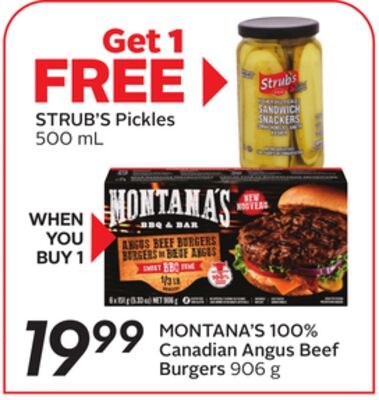 100% Canadian Angus Beef Burgers