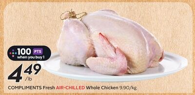 COMPLIMENTS Fresh AIR-CHILLED Whole Chicken