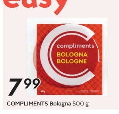 COMPLIMENTS Bologna