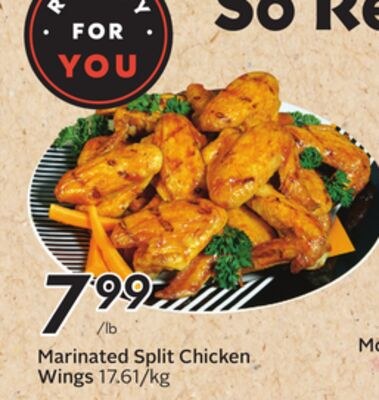 Marinated Split Chicken Wings