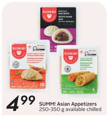 SUMM! Asian Appetizers