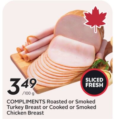 COMPLIMENTS Roasted or Smoked Turkey Breast or …