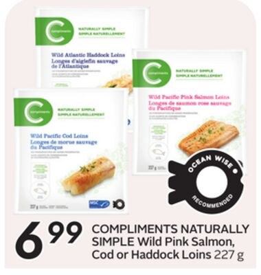 COMPLIMENTS NATURALLY SIMPLE Wild Pink Salmon, …