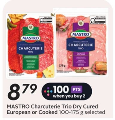 MASTRO Charcuterie Trio European or Cooked