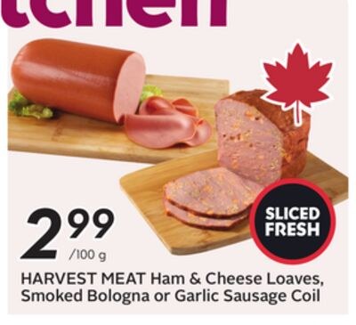 Ham & Cheese Loaves, Smoked Bologna or Garlic S…