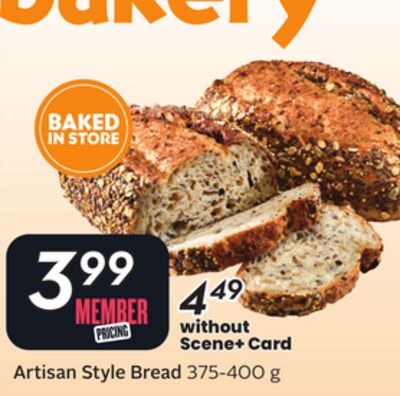 Artisan Style Bread