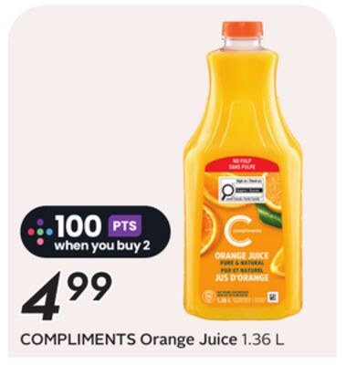 COMPLIMENTS Orange Juice