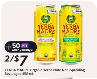 Organic Yerba Mate Non-Sparkling Beverages