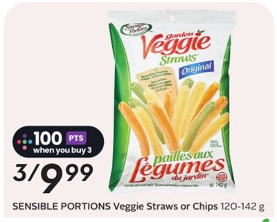 SENSIBLE PORTIONS Veggie Straws or Chips