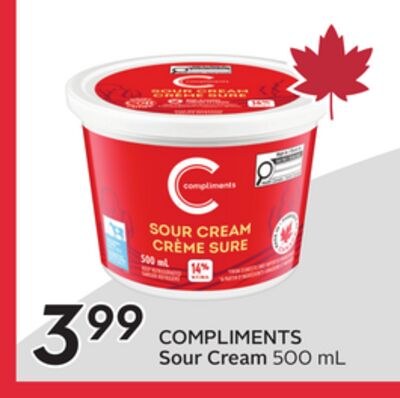 COMPLIMENTS Sour Cream