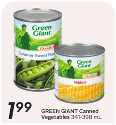 Canned Vegetables