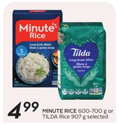 600-700 g or Rice 907 g