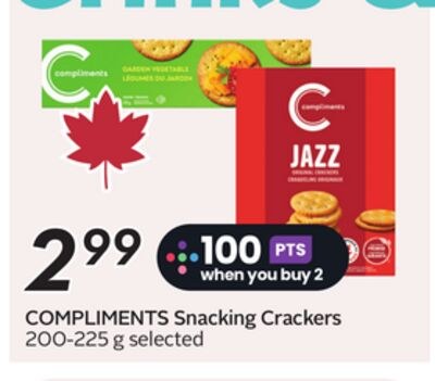 COMPLIMENTS Snacking Crackers