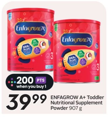 Toddler Nutritional Supplement Powder