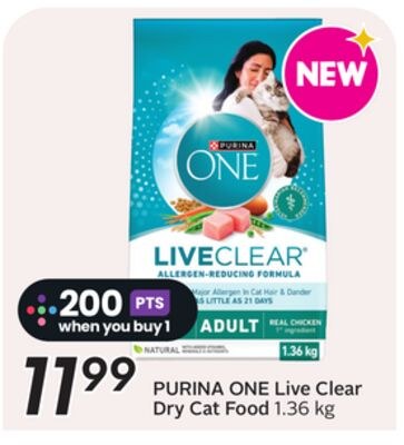 ONE Live Clear Dry Cat Food
