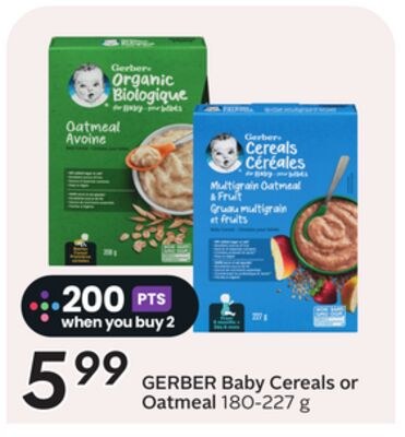 Baby Cereals or Oatmeal