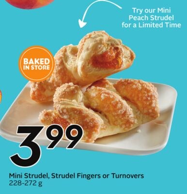 Mini Strudel, Strudel Fingers or Turnovers - Pe…