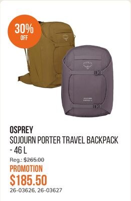 Sojourn Porter Travel Backpack - 46 L