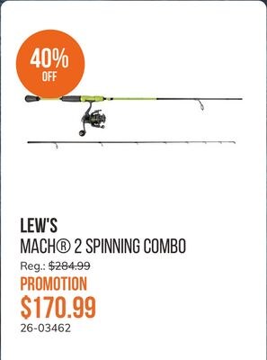 MACH® 2 Spinning Combo