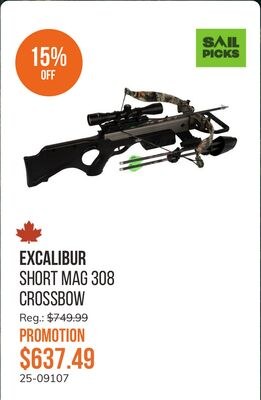 Short Mag 308 Crossbow