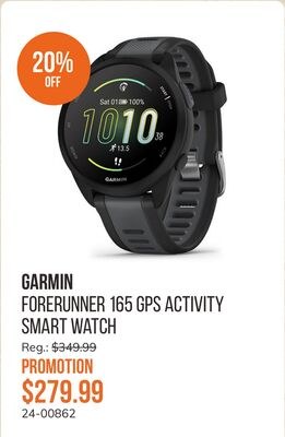 Forerunner 165 GPS Activity Smart Watch