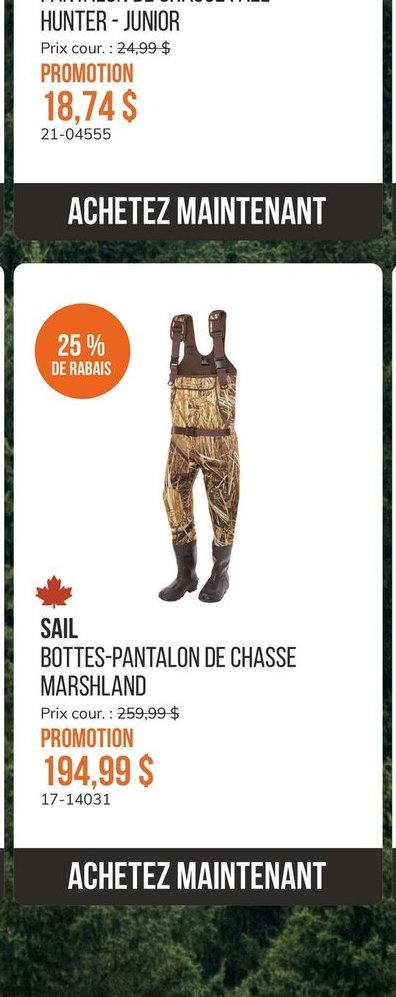 SAIL PANTALON DE CHASSE FALL HUNTER - JUNIOR