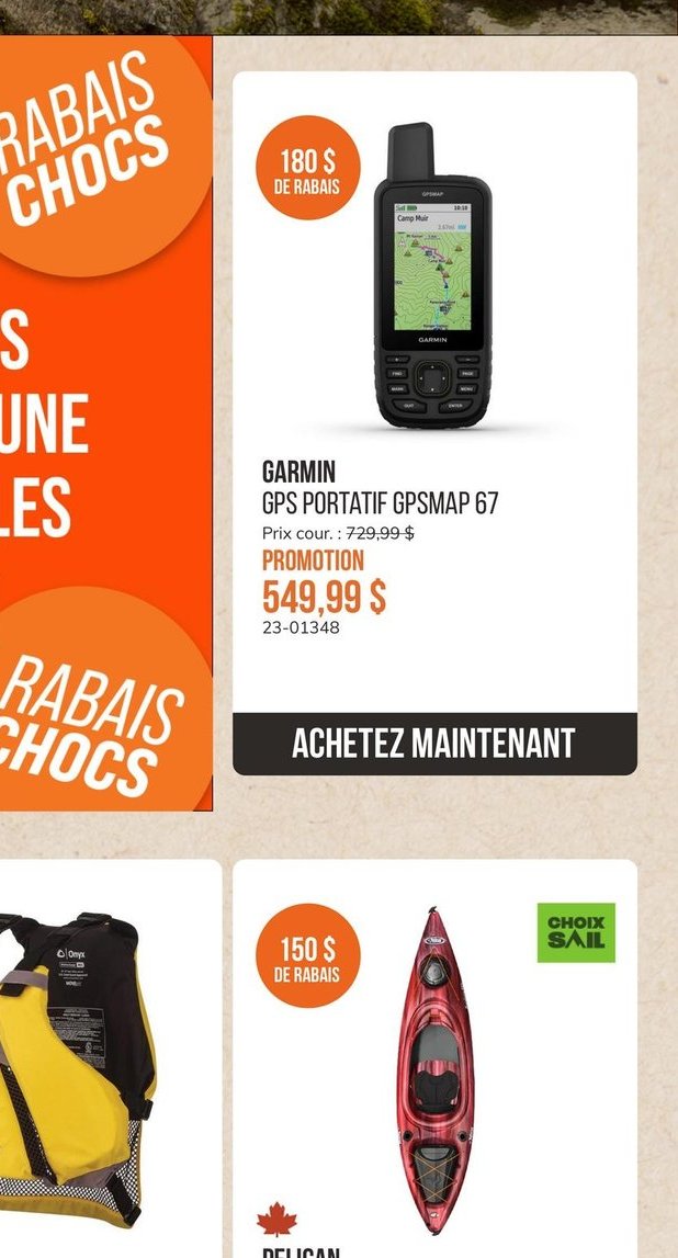 Garmin GPS Portable GPSMap 67