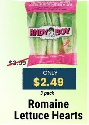 Romaine Lettuce Hearts