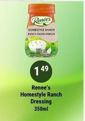 Renee's Homestyle Ranch Dressing