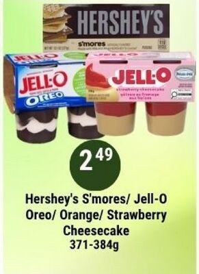 Hershey's S'mores/ Jell-O Oreo/ Orange/ Strawbe…