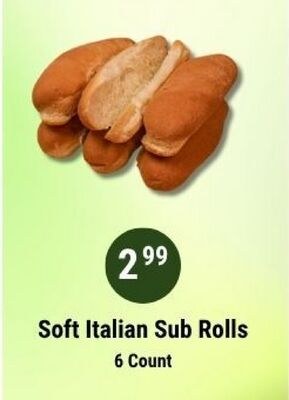 Soft Italian Sub Rolls