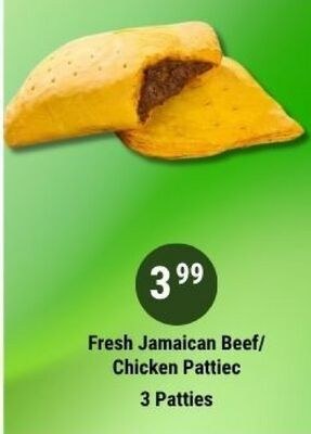 Fresh Jamaican Beef/Chicken Patties