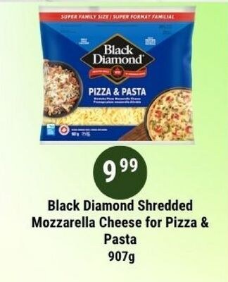 Black Diamond Shredded Mozzarella Cheese for Pi…