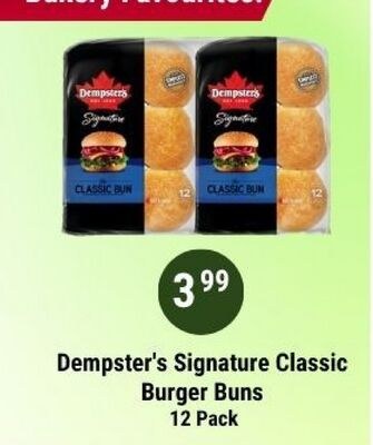 Dempster's Signature Classic Burger Buns