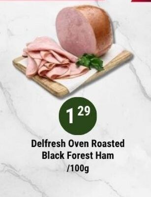 Delfresh Oven Roasted Black Forest Ham