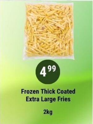 Frozen Thick Coated Extra Large Fries