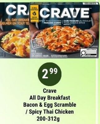 Crave All Day Breakfast Bacon & Egg Scramble / …