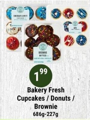 Bakery Fresh Cupcakes / Donuts / Brownie