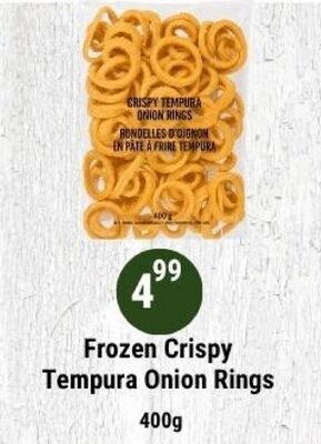 Frozen Crispy Tempura Onion Rings