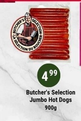 Butcher's Selection Jumbo Hot Dogs